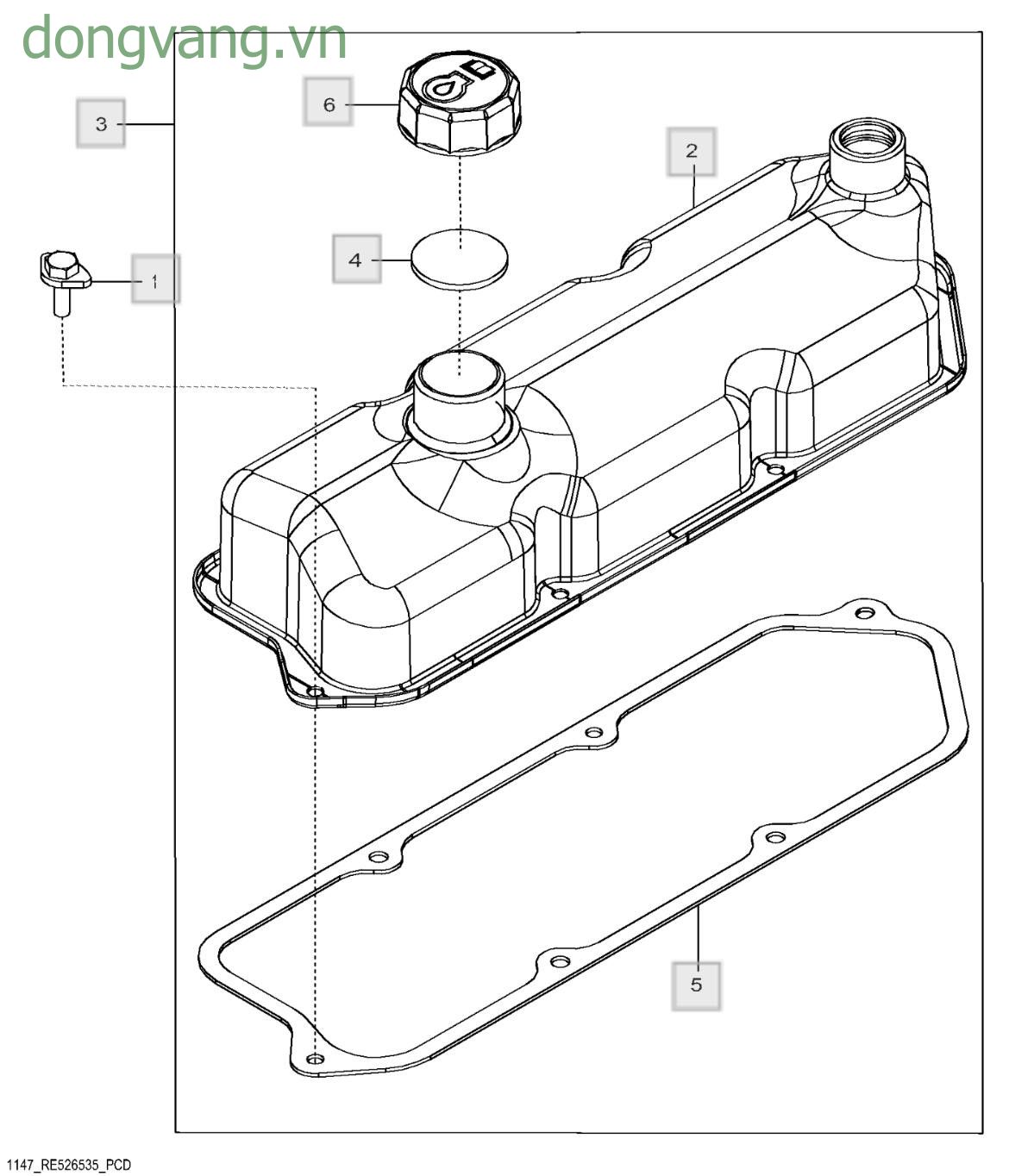 1147 Valve Cover - ST451674